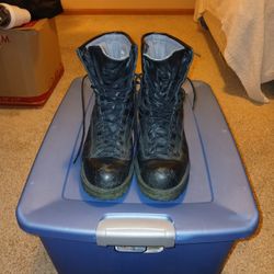 Danner All Black Leather Gore-tex Boots 