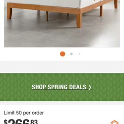 King Size Wood Bed Frame 
