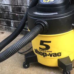 Shop-Vac Wet/Dry Vacuum, 5 Gallon /1 1/2 HP