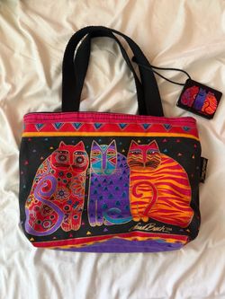Vintage Laurel Burch “Feline Friends” bag