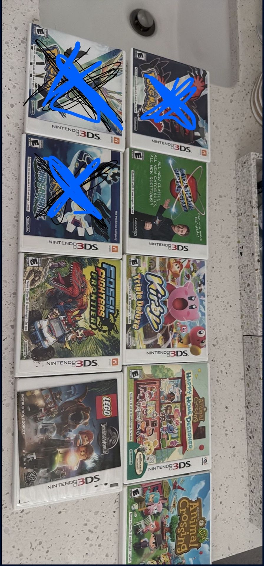 nintendo 3ds xl games new never used obo