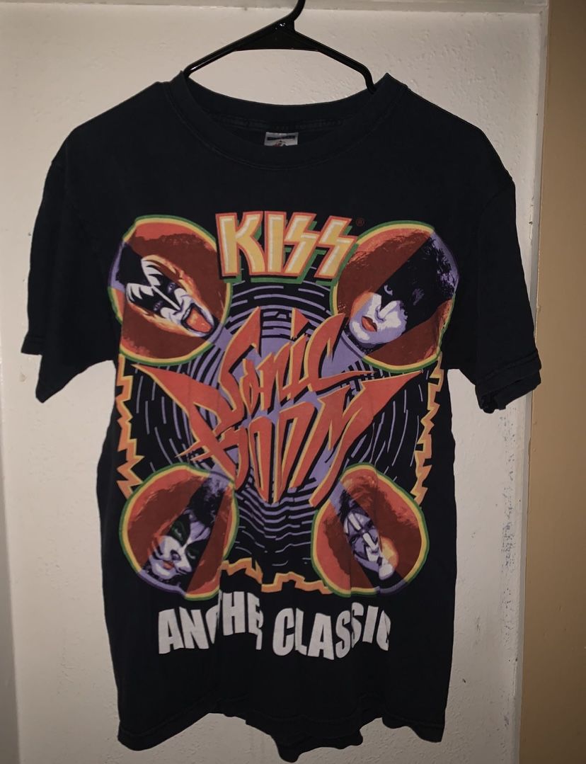 Vintage Kiss Tee Shirt Concert Tour All Over Print