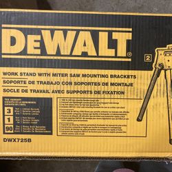 DeWALT Heavy Duty Work Stand with Miter Saw Mounting Brackets