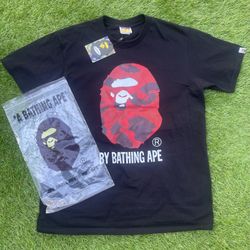 Red And black Bape