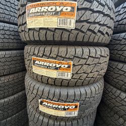 Set 265/70/16 Arroyo AT Free Mount And Balance Included