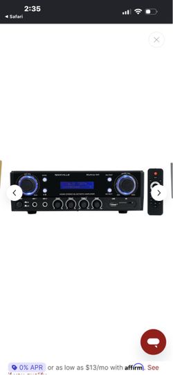 Rockville BluAmp 100 Bluetooth Stereo Amplifier