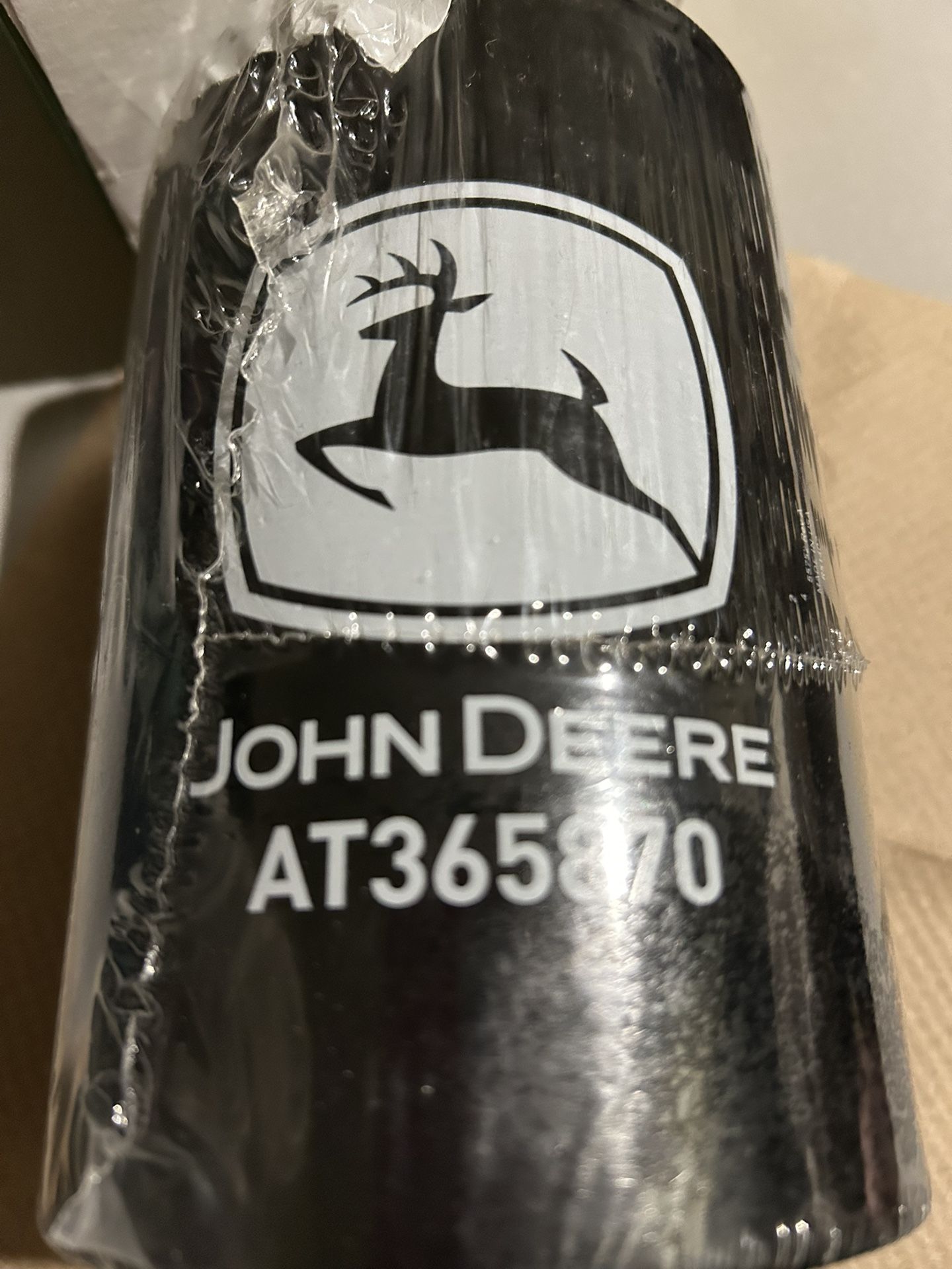 John Deere Genuine OEM FuelFilter Element AT365870 quantity 2. For use in Heavy Equipment