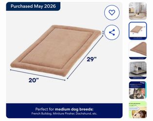 Frisco Dog Crate Mat 29x20 Inch