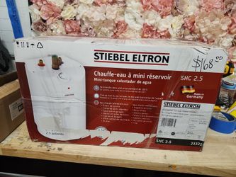 Stiebel Eltron
SHC 2.5 Gal. 6-Year Warranty 1300 W Compact Electric Point-of-Use Mini-Tank Water Heater
