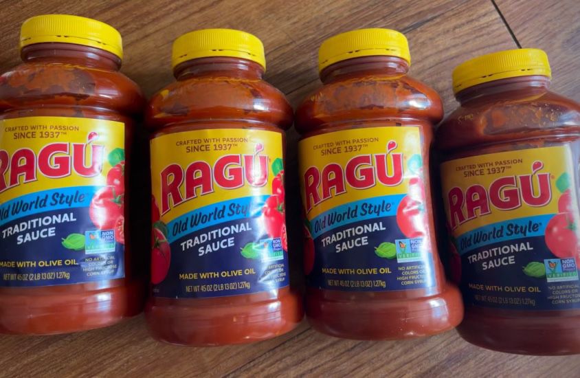 All These New RAGU Traditional Sauce Jars for 6$