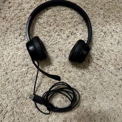 Lenovo 100 Headset Stereo Binaural with Microphone USB Wired