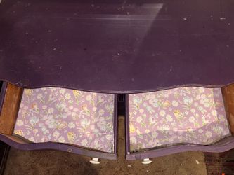 Purple Painted Dresser