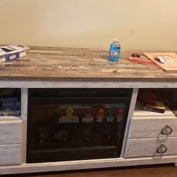 Tv stand With fire Place