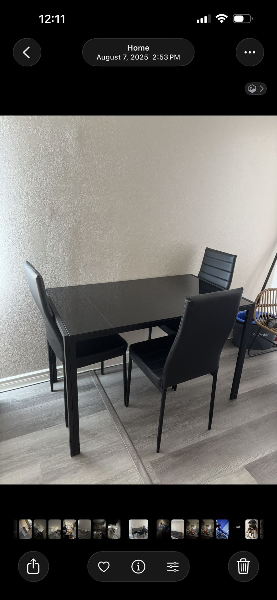 Temper glassDinning Table