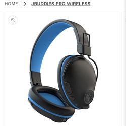 NEW JBUDDIES PRO WIRELESS & WIRED OVER-EAR KIDS HEADPHONES