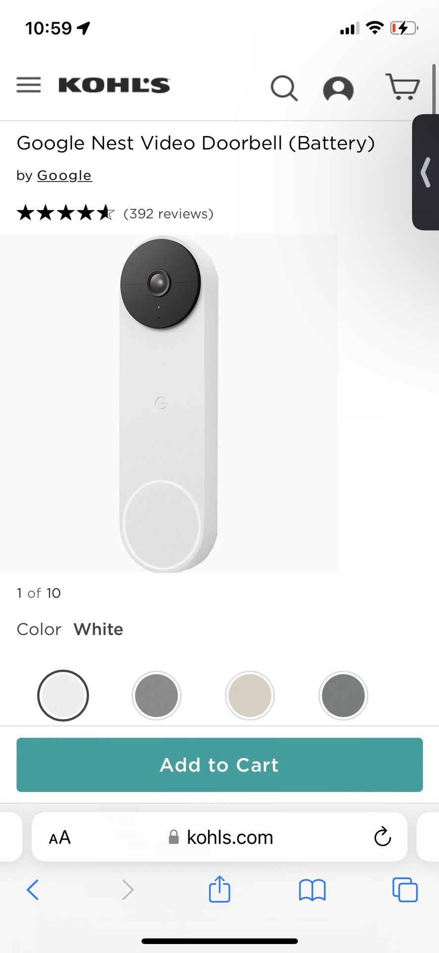 Kohls Deals Ring Doorbell Kohls Google Nest Video Doorbell