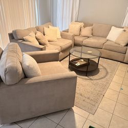 Three Sofas  / Spinning Chair