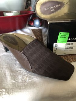 Macy’s Liz Claiborne Brown Slides