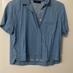Forever 21 Jean crop Top