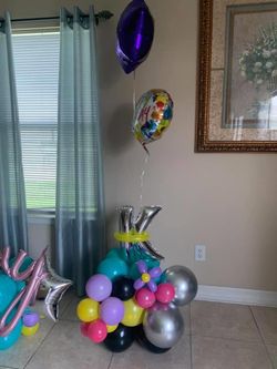 Bouquets of balloons
