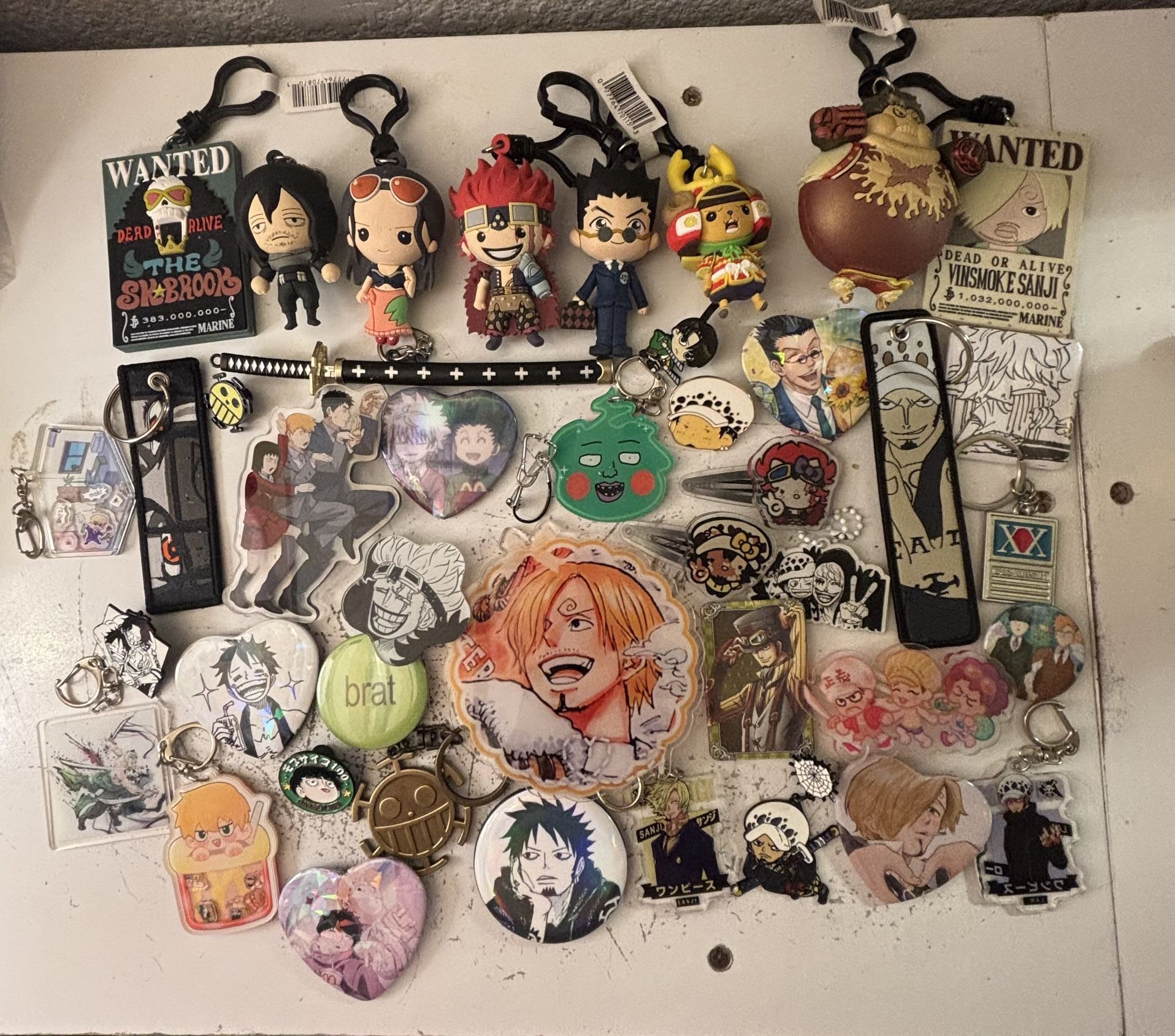 Anime A Lot (keychain,Pins,clips)