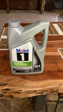 Mobil 1 0w8 Synthetic Motor Oil 5 Quarts 0w-8