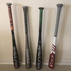 Several Baseball Bats For Sale 