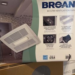 🔥Broan 80 CFM Ventilation Fan🔥