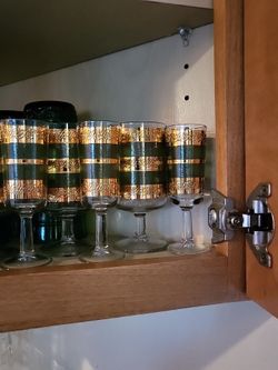 Culver Mid Century Goblets