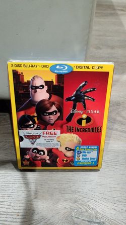 The Incredibles Blu Ray and DVD disney pixar