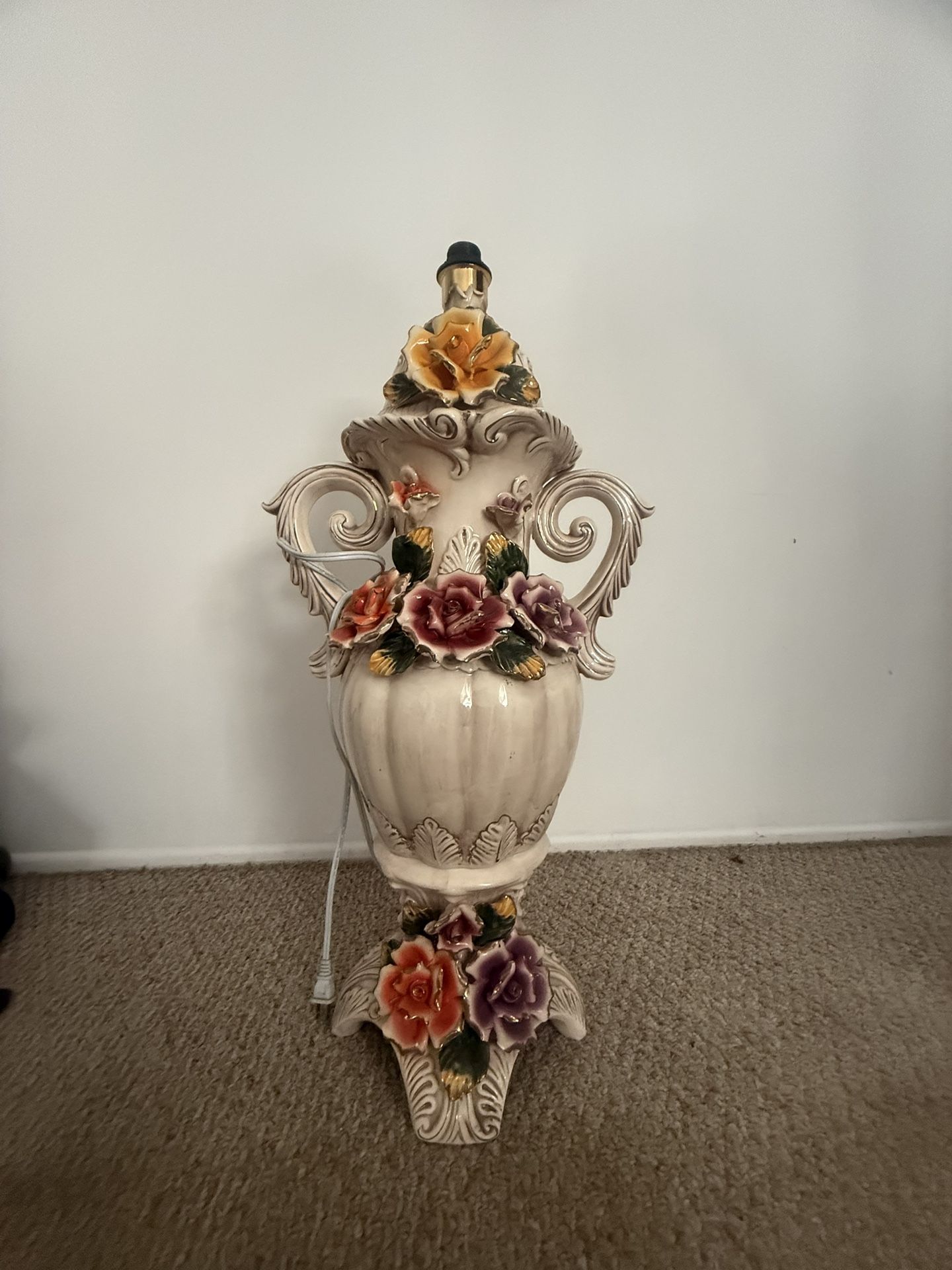 Vintage Porcelain Lamp