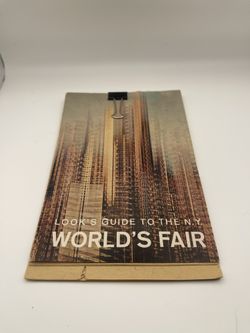 1963 New York’s World’s Fair “Look Guide” Maps & Food & To Do Brochure Booklet