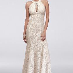 David’s bridal Glitter lace dress