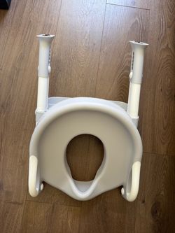 Folding ladder toilet