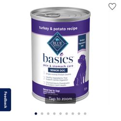 Blue Buffalo Basics Grain-Free Dog Food 9 cans total
