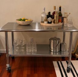 NSF stainless steel table