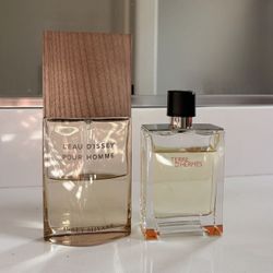 Terre Hermes & Issey Miyake Pour Homme Cologne Perfume 