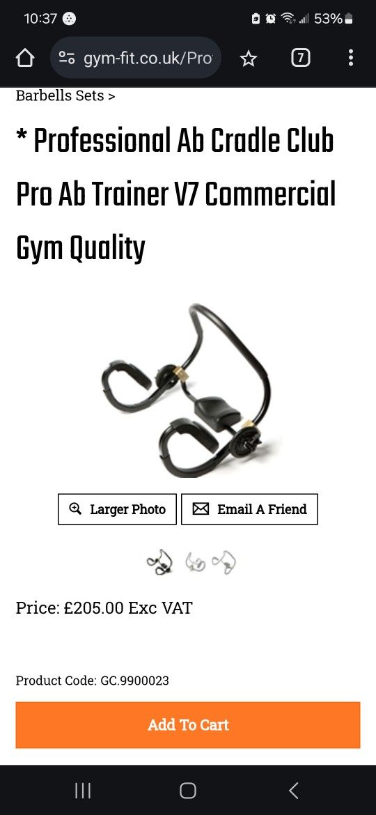 Professional Ab Cradle Club
Pro Ab Trainer V7 Commercial
Gym Quality
