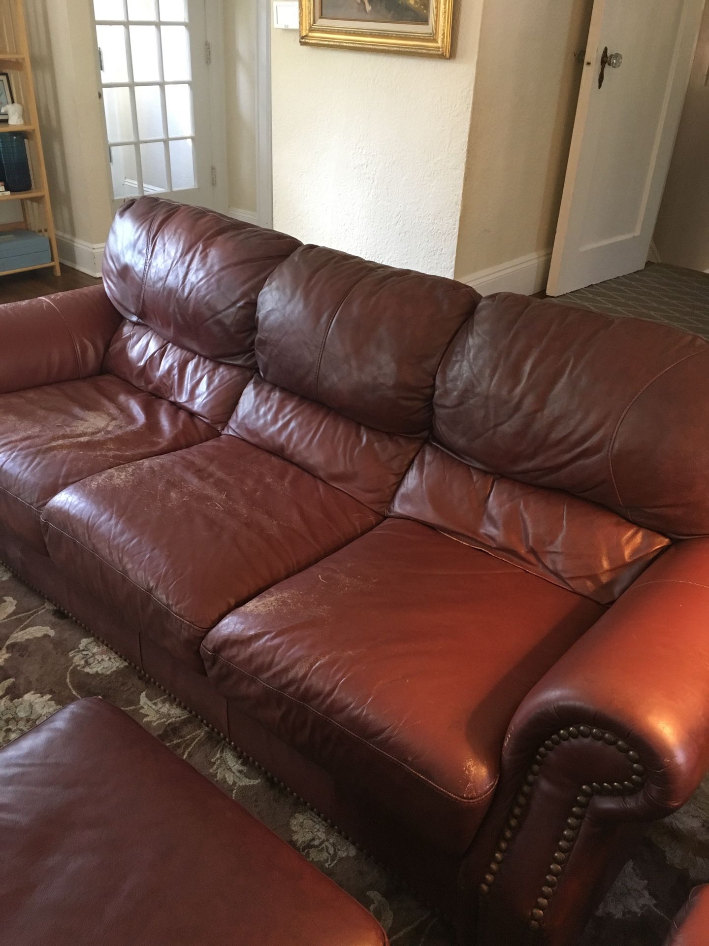 Free couch and chair/ottoman in Hartsdale