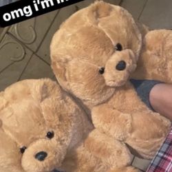 Teddy slippers Unisex - NEW 