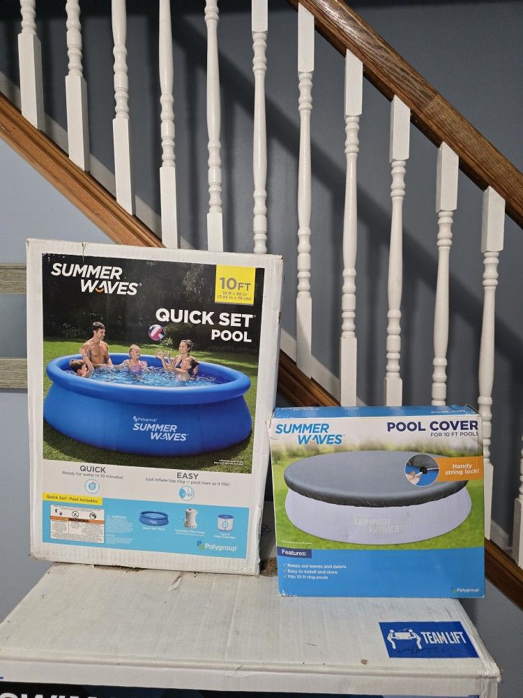 Above Ground Round Pool With Cover