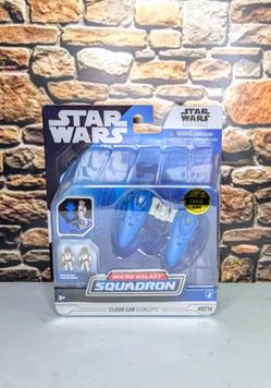 Star Wars Micro Galaxy Squadron Cloud Car blue Concept Series 10 Chase