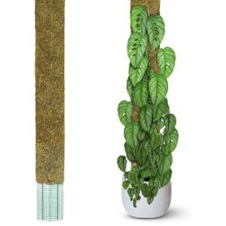 Moss Pole, Real Moss, Flat Mesh, 59inches