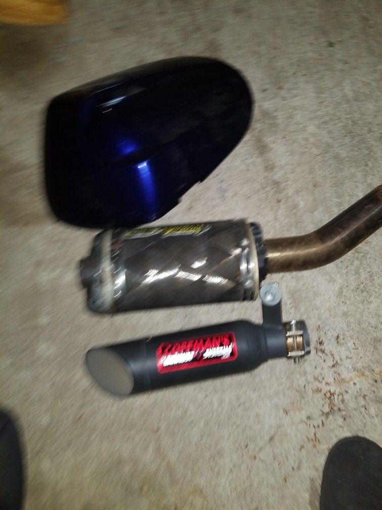 Gsxr Exhaust And Fairing Cowl