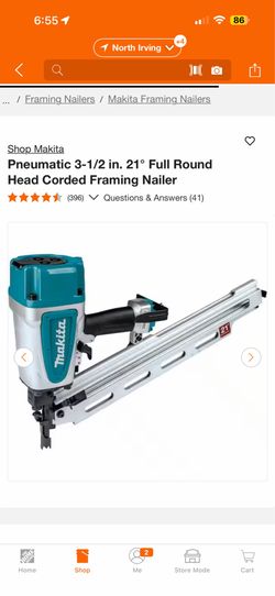 Makita air training nailer
