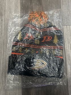 Anaheim Ducks Winter Christmas Beanie