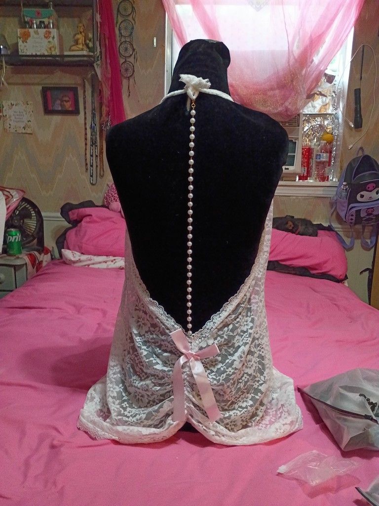 Pink And White Lingerie