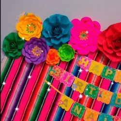 Canticos Fiesta Birthday Banner 