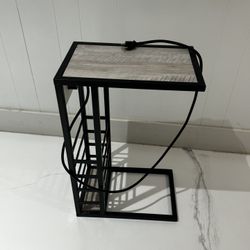 Night Stand With Charging Dock