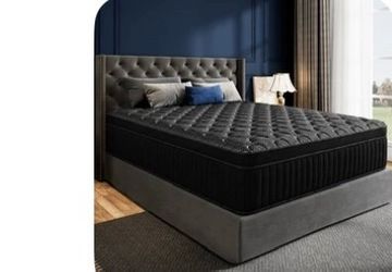 King Size Gel Memory Foam Hybrid Mattress, Mattress